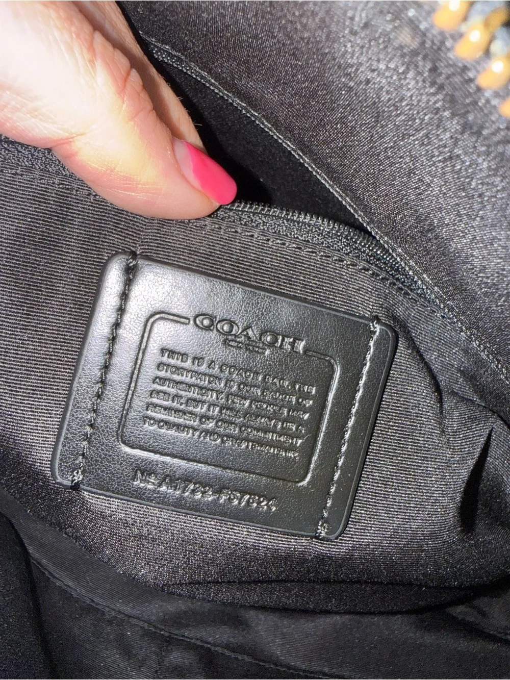 Coach Sierra F57524 Black Crossgrain Leather Satchel Crossbody